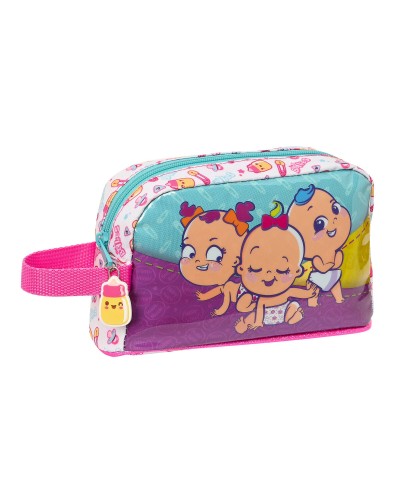 Sac glacière goûter The Bellies 21.5 x 12 x 6.5 cm Violet Turquoise Blanc