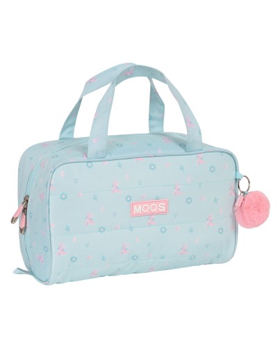 Kinder-Kulturbeutel Moos Garden 31 x 14 x 19 cm türkis