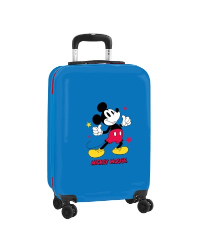 Koffer für die Kabine Mickey Mouse Only One Marineblau 20'' 34,5 x 55 x 20 cm