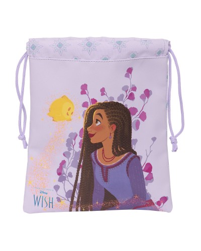 Bolsito de Merienda Wish Lila 20 x 25 x 1 cm Saco