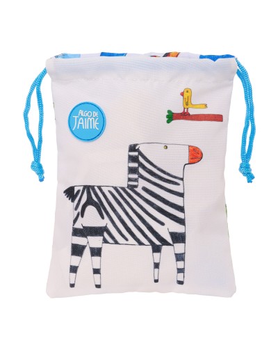 Sac pour snack Algo de Jaime Blanc 20 x 25 x 1 cm Sac