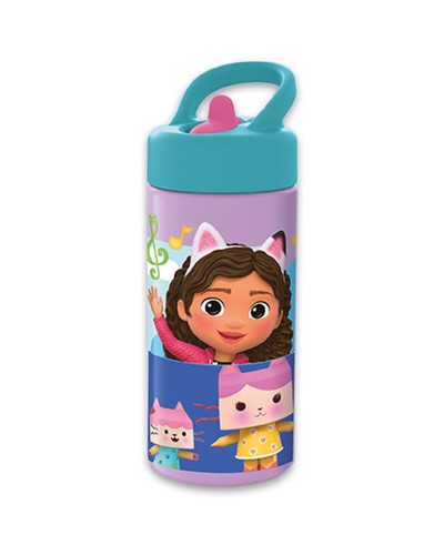 Botella de Agua Gabby's Dollhouse Party Rosa PVC 410 ml