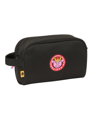Reise-Toilettentasche Kings League Porcinos Schwarz 24 x 15 x 10 cm