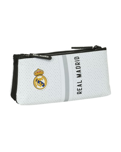Matkapakkaus Real Madrid C.F. Valkoinen Harmaa Urheilu 22 x 10 x 8 cm
