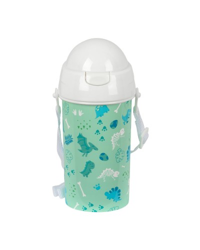 Bottiglia d'acqua Safta Dino Verde PVC 500 ml