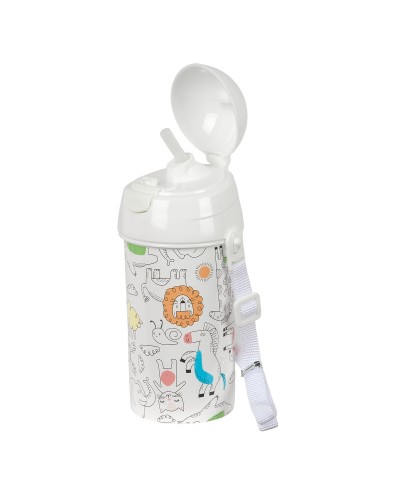 Vesipullo Safta Zoo Beige PVC 500 ml