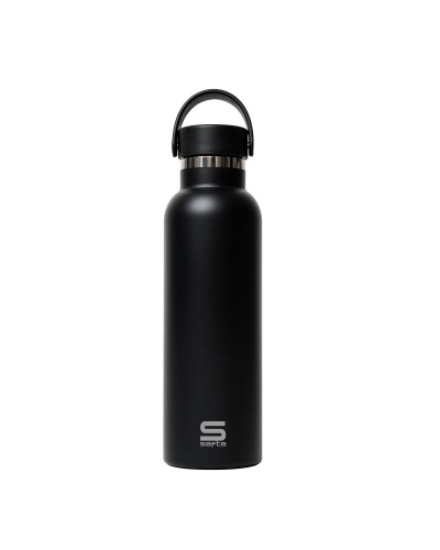 Thermal Bottle Safta Negro Black Silicone Stainless steel
