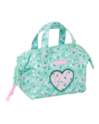 Necessaire da Viaggio Safta Cuore Menta 26.5 x 17.5 x 12.5 cm
