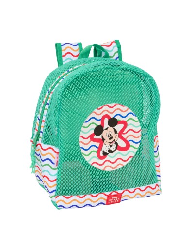 Beach backpack Mickey Mouse Clubhouse Multicolour Mint 30,5 x 24 x 18 cm Children's