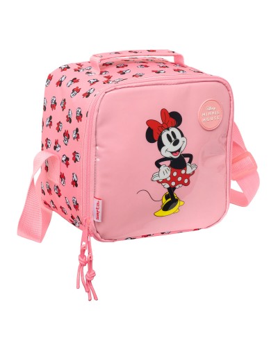 Sac glacière goûter Minnie Mouse Beach Rose 20 x 20 x 15 cm