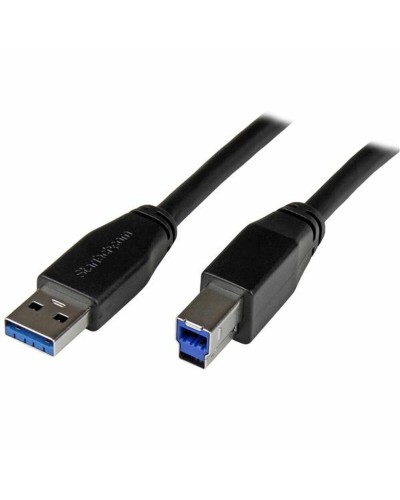 Câble USB A vers USB B Startech USB3SAB10M           Noir