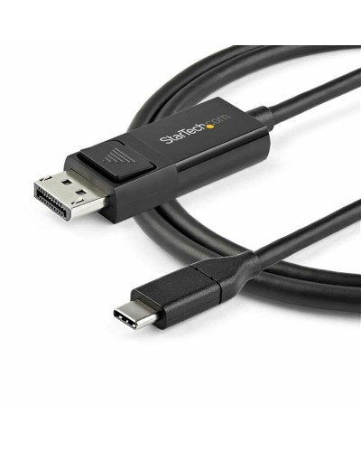 Adaptador USB C a DisplayPort Startech CDP2DP2MBD           Negro