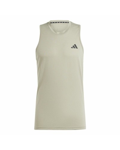 T-shirt med kortärm Herr Adidas Essentials Training Ljusblå (S)