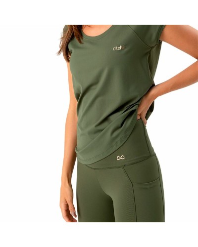Damen Kurzarm-T-Shirt Ditchil TS1010-428 Olive (XL)