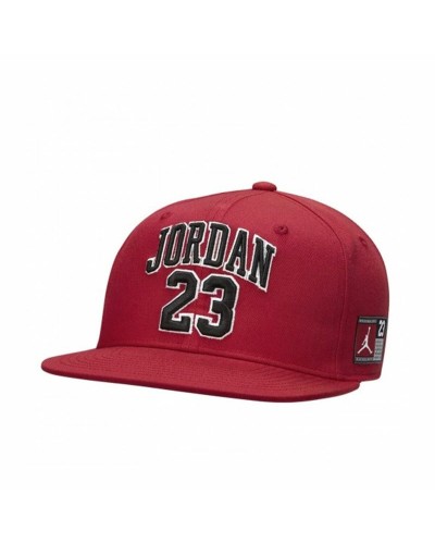 Lasten lippalakki Jordan Jan Jersey Flatbrim Punainen