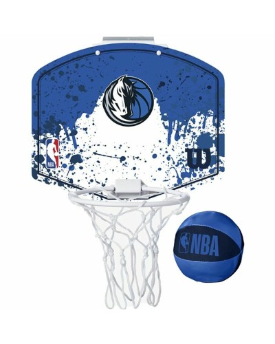 Cestello da Basket Wilson Dallas Mavericks Mini Azzurro