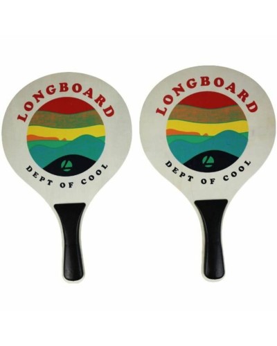 Strandschläger mit Ball Longboard Bunt (2 Stück)