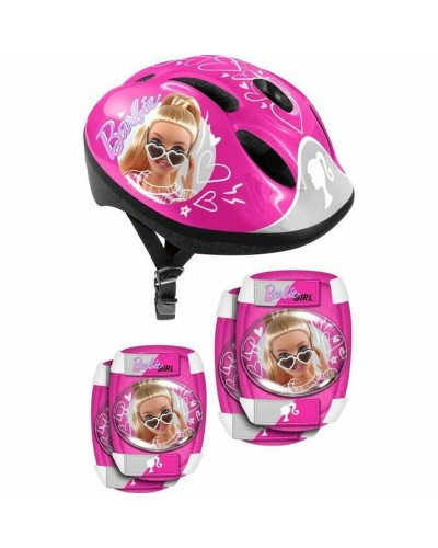 Hjälm- och knäskyddspaket Barbie
