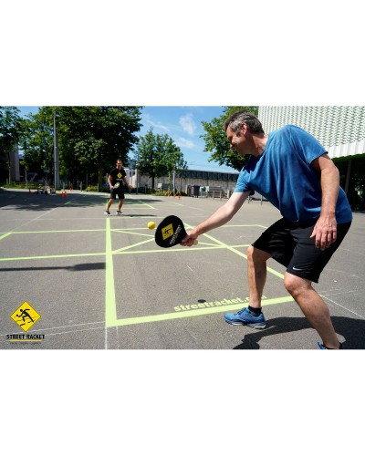 Mailapelisetti Schildkröt Street Raquet Musta