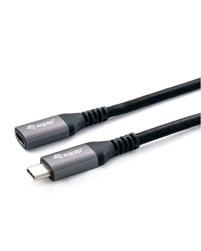 USB-C till USB-C Kabel Equip 128370 50 cm Svart