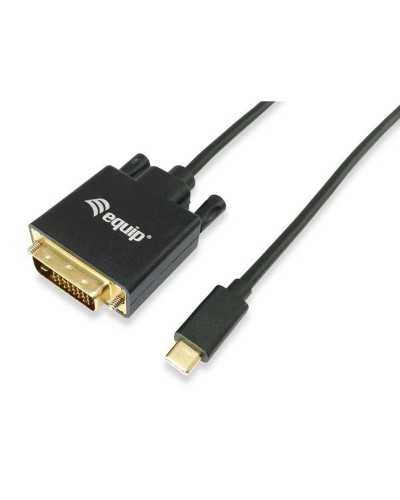 Adapter USB C naar DVI Equip 133468 Zwart 1,8 m