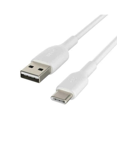 USB A - USB C kaapeli Belkin CAB001BT1MWH Valkoinen 1 m (1 m)