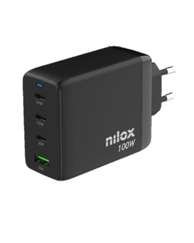 Cargador de Pared Nilox Negro