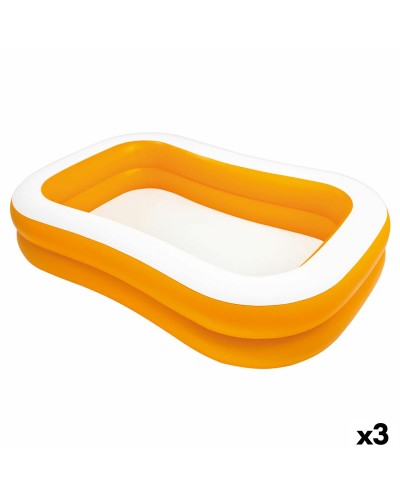 Upplåsbar bassäng Intex Mandarin Orange 600 L 229 x 48 x 152 cm (3 antal)