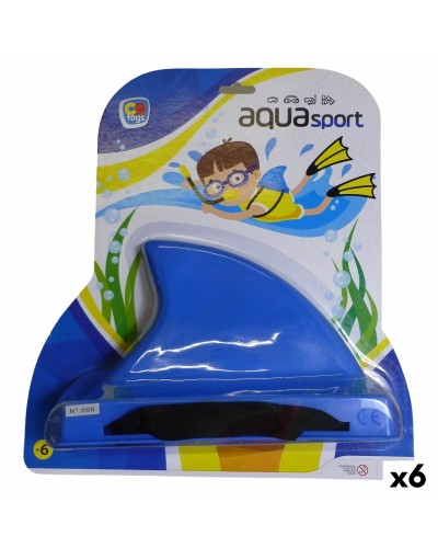 Jeu d'eau AquaSport Bleu Requin (6 Unités)