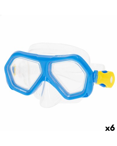Masque de plongée AquaSport Bleu (6 Unités)