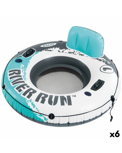 Aufblasbarer Schwimmring Intex Gelb Zitronengelb 135 x 55 x 135 cm (6 Stück)