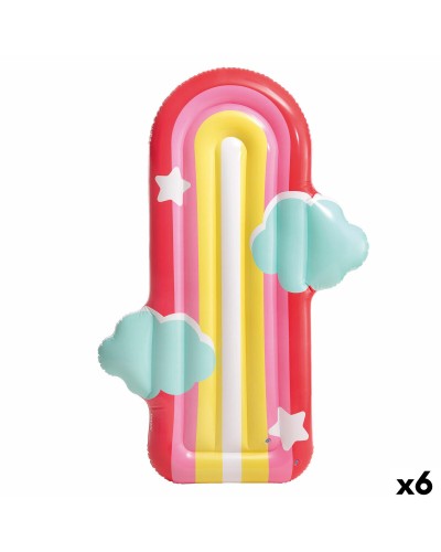 Air mattress Intex Rainbow 183 x 132 cm Multicolour (6 Units)