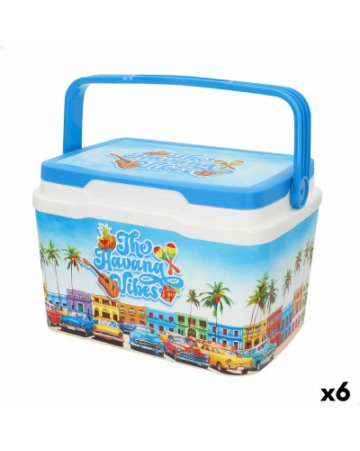 Nevera Portátil Rígida Aktive 5 L 28 x 19 x 21 cm Azul (6 Unidades)