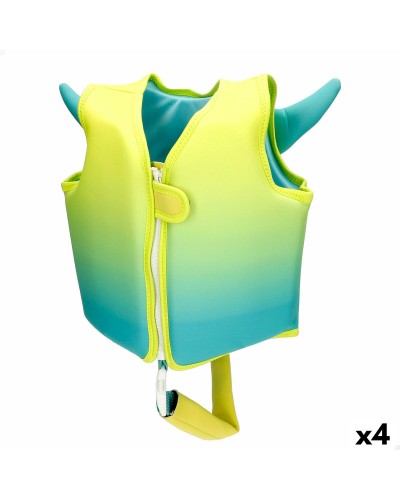 Pelastusliivi AquaSport 30 x 30 x 10 cm Keltainen (4 osaa)