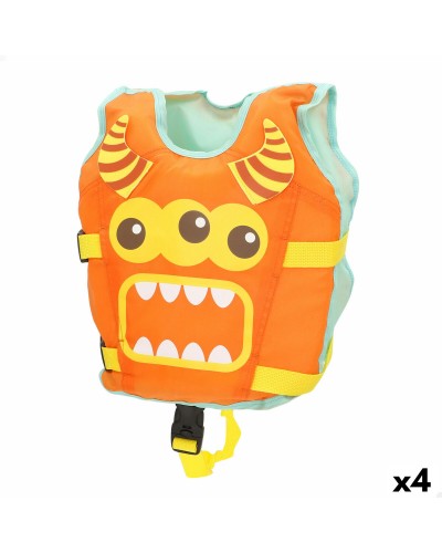 Giubbotto di salvataggio AquaSport 34 x 37 x 7 cm Arancio (4 Unità)