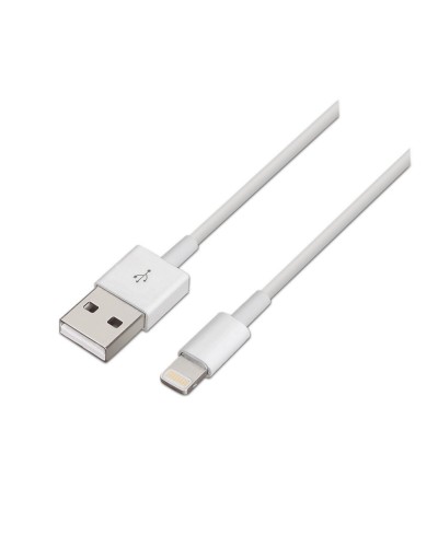 USB - Lightning kaapeli Aisens A102-0036 Valkoinen 2 m