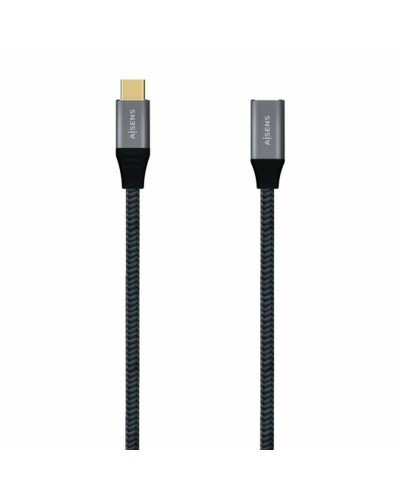 USB-C-kabel Aisens A107-0635 Grå 1 m