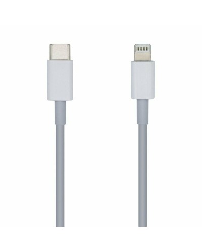 Cable USB-C a Lightning Aisens A102-0442 Blanco 1 m (1 unidad)