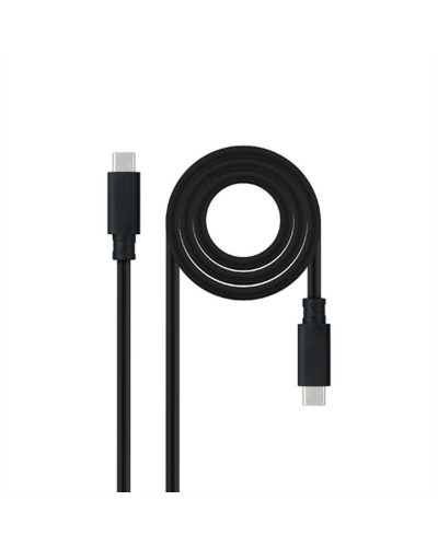 Cable USB-C NANOCABLE 10.01.4100 Negro 50 cm (1 unidad)