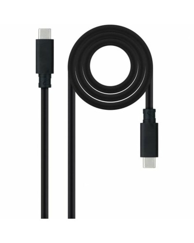 USB-C-kabel NANOCABLE 10.01.4101-L150 Svart 1,5 m (1 antal)