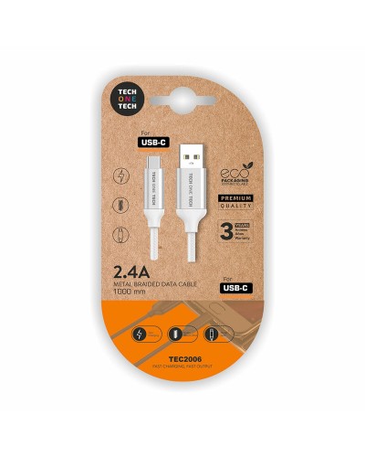 Kabel USB-C naar USB Tech One Tech TEC2006 1 m