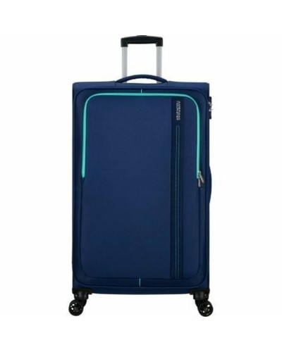 Cabin suitcase American Tourister Sea Seeker Spinner Blue 92,5 L 80 x 47,5 x 28,5 cm