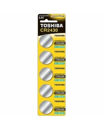Batterie Ricaricabili Toshiba CR2430-PW-BP-5 3 V