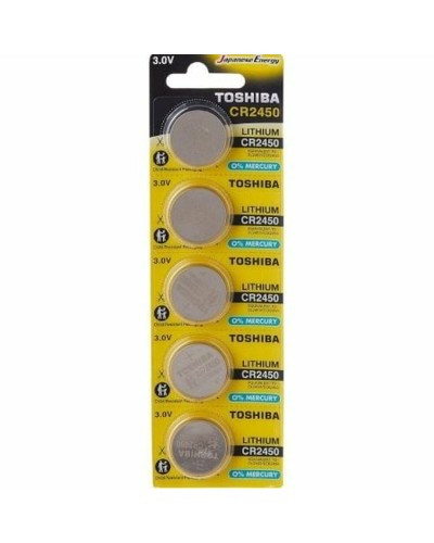 Rechargeable Batteries Toshiba CR2450-PW-BP-5 3 V