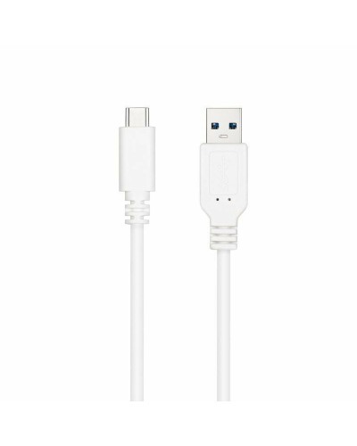 Kabel USB-C naar USB NANOCABLE 10.01.4002-W 2 m Wit