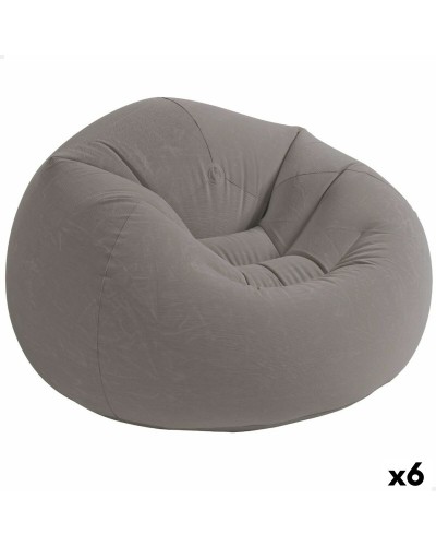 Poltrona Gonfiabile Intex Grigia: 107x69x104 cm - Set 6 Unità
