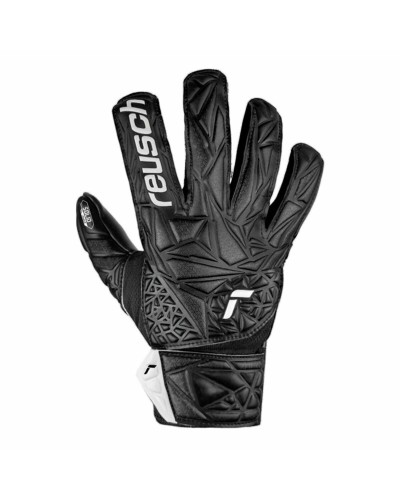 Torwarthandschuhe Reusch Attrakt Starter Solid Finger Schwarz