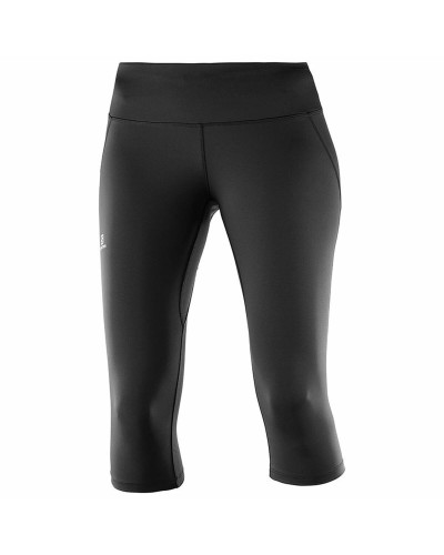 Sport leggings for Women Salomon Agile Mid Tight Black