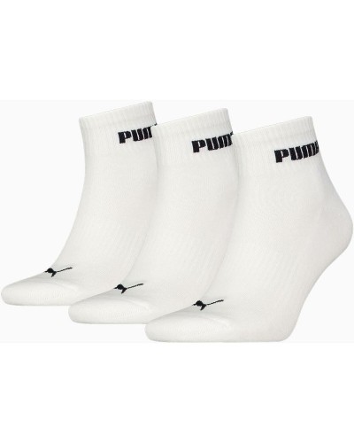 Calcetines Deportivos Puma CUSHIONED NEXT QUARTER 701225904 001 Blanco 3 pares