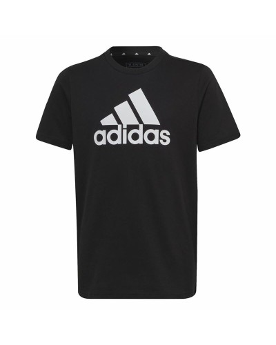 Maglia a Maniche Corte per Bambini Adidas Big Logo Nero